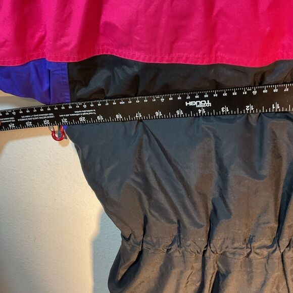 Helly Hansen mens coat XS Black Pink Vtg 90s Waterproof Ski Snow Parka Tech - Picture 10 of 11